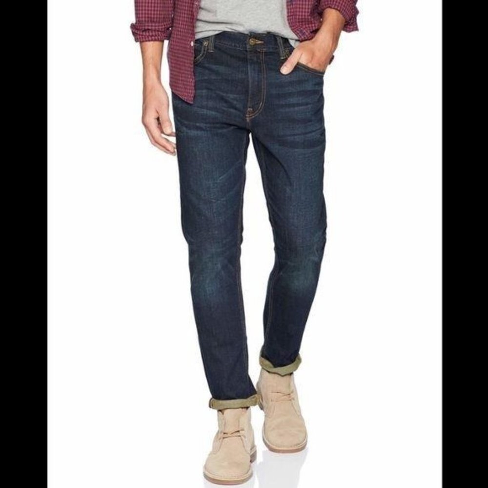 J.Crew Factory The Sutton Mens Jeans Dark Wash Str